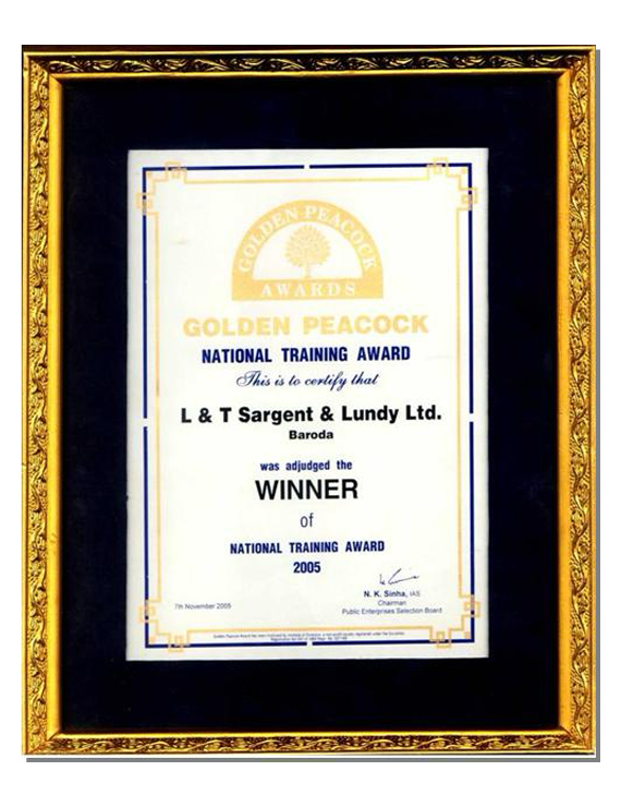 Golden Peacock Award - 2005