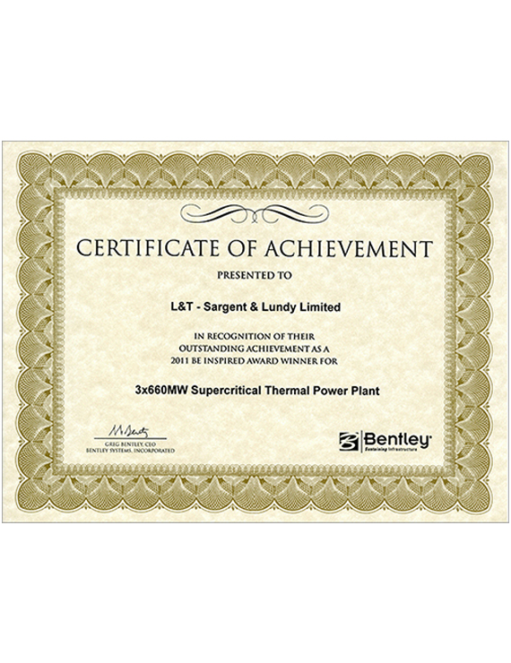 Be Inspired Award – 2011