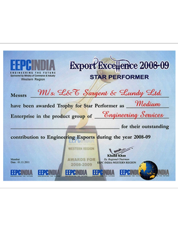 EEPC Award 2008-09