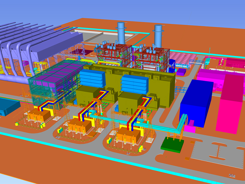 1200 Mw Ccpp Layout Thermal | Sectors | L&T Sargent & Lundy